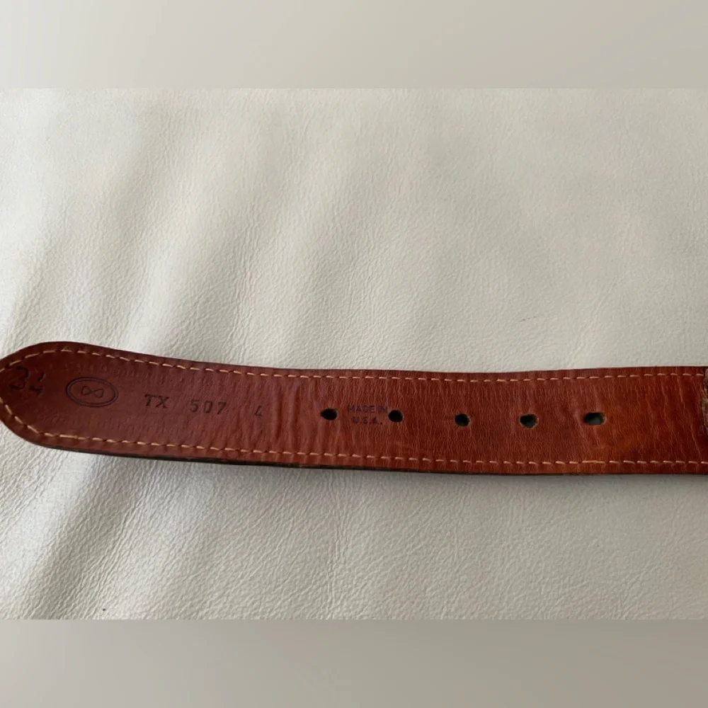 Trafalgar Woven Leather Belt - Size 34